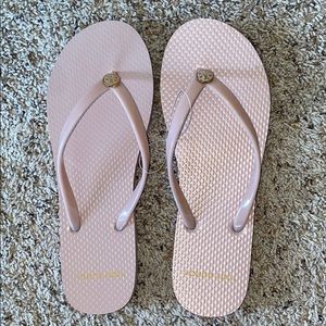 Brand new Tory Burch rose slippers size 8
